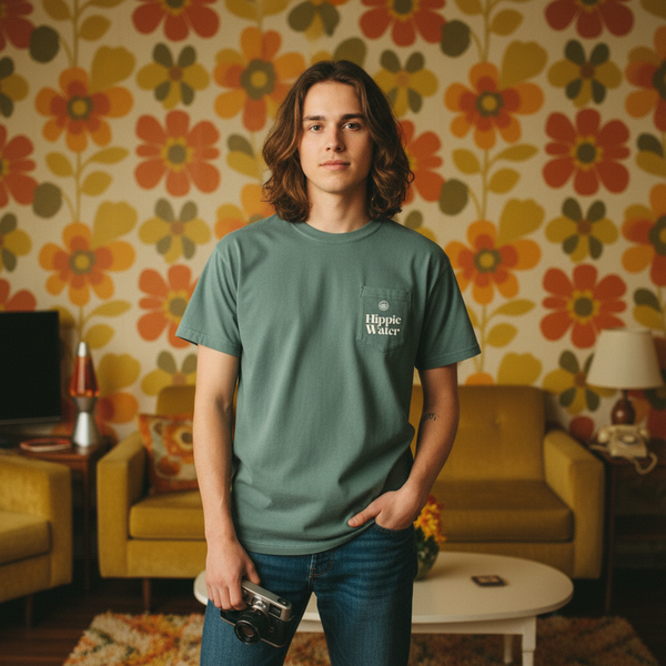 Stay Hydrated Hippie Water T-Shirt – Comfort Colors® Pocket Shirt